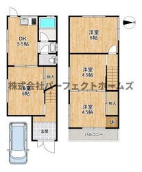 野村中町戸建て　賃貸の物件間取画像